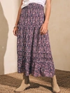 Faherty Ivy Skirt In Fiona Block Print