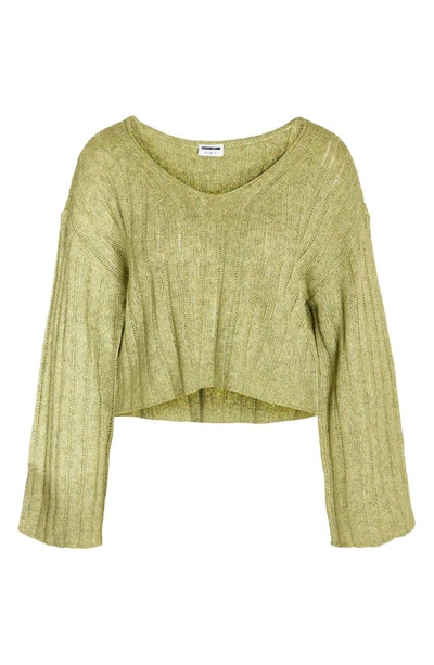 Noisy May Nina Knit Sweater In Green