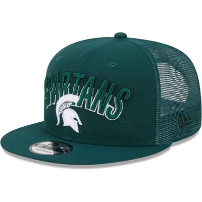 New Era Green Michigan State Spartans Grade Trucker 9fifty Snapback Hat