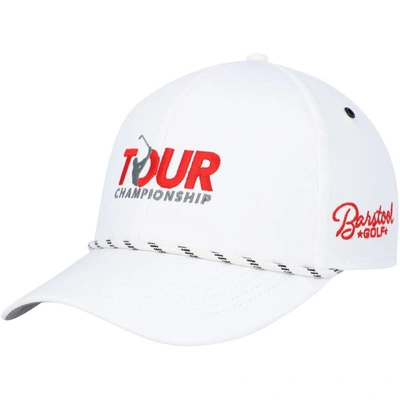 Barstool Golf White Tour Championship Patch Trucker Adjustable Hat