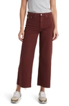 Ag Saige High Waist Ankle Wide Leg Jeans In Purple