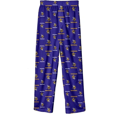 Outerstuff Kids' Youth Purple Minnesota Vikings Team-colored Printed Pyjama Trousers