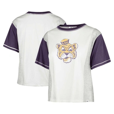 47 Brand '47 White Lsu Tigers Vault Premier Tilda T-shirt