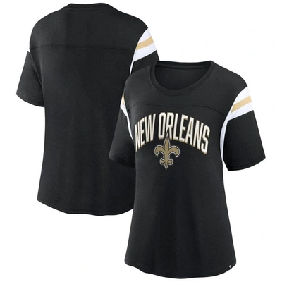 Fanatics Branded Black New Orleans Saints Earned Stripes T-shirt