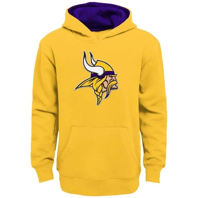 Outerstuff Kids' Youth Gold Minnesota Vikings Prime Pullover Hoodie