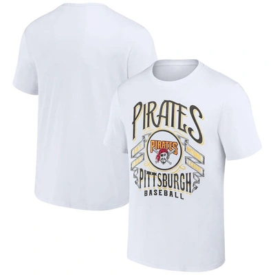 Darius Rucker Collection By Fanatics White Pittsburgh Pirates Distressed Rock T-shirt