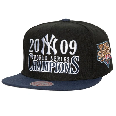 Mitchell & Ness Men's  Black New York Yankees World Series Champs Snapback Hat