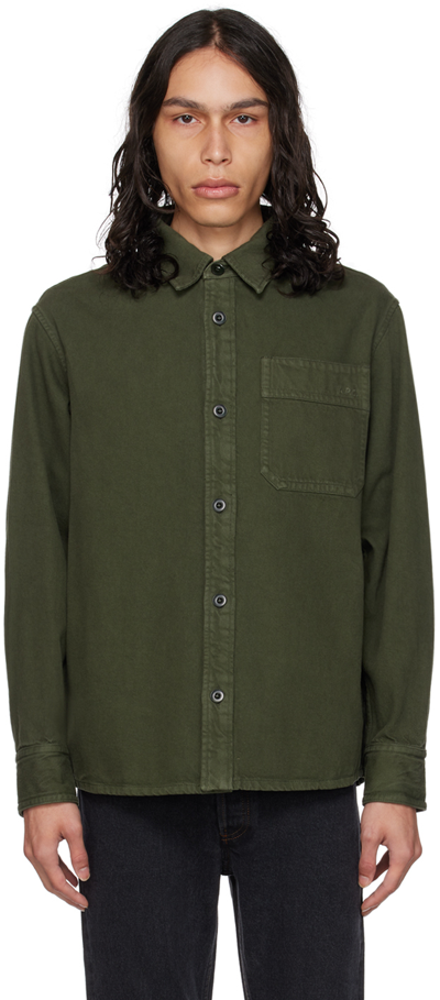 A.p.c. Green Basile Shirt