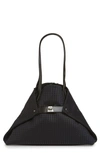 Akris Small Ai Techno Convertible Satchel In Black