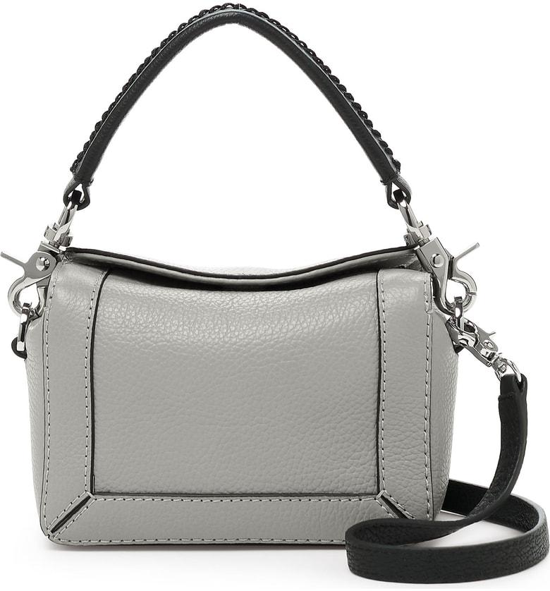 Botkier Small Barrow Leather Crossbody Bag - Grey | ModeSens