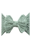 Baby Bling Babies' Waffle Knit Headband In Sage