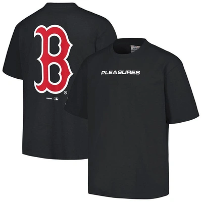 Pleasures Black Boston Red Sox Ballpark T-shirt