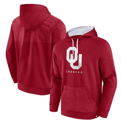 Fanatics Branded Crimson Oklahoma Sooners Defender Pullover Hoodie