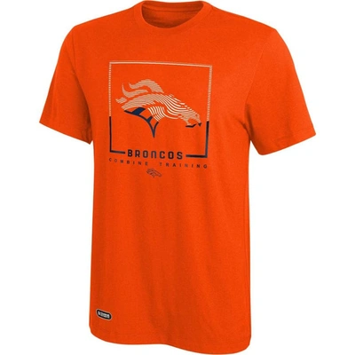 Outerstuff Orange Denver Broncos Combine Authentic Clutch T-shirt