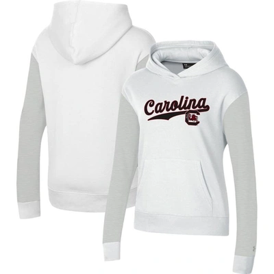 Under Armour White South Carolina Gamecocks All Day Pullover Hoodie