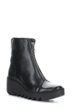 Fly London Boce Wedge Bootie In Black