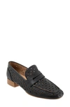 Bueno Lima Penny Loafer In Black