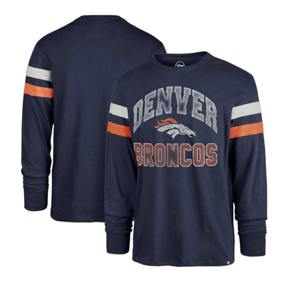 47 ' Navy Denver Broncos Irving Long Sleeve T-shirt