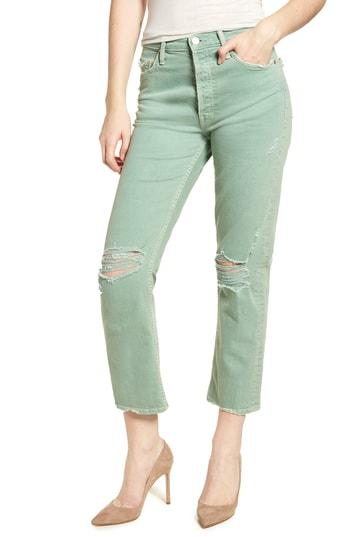 the tomcat ripped crop straight leg jeans