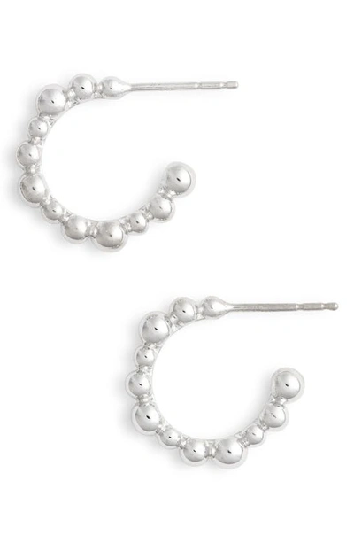 Anzie Bubbling Brook Hoop Earrings In Silver