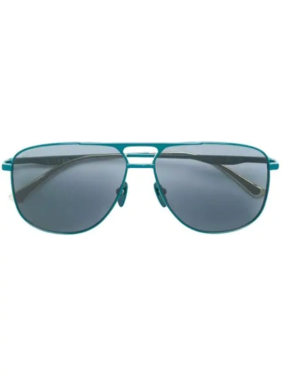 Gucci Aviator Sunglasses In Green