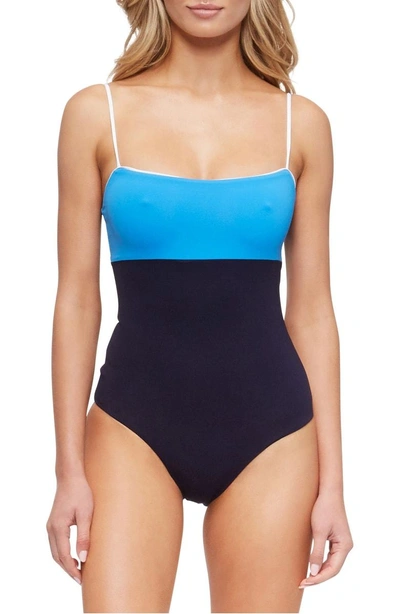 Tavik Scarlett One-piece Swimsuit In Evening Blue/ French Blue