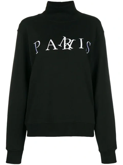 Perks And Mini P.a.m. Paris Turtleneck Jumper - Black