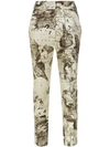 Andrea Marques Map Print Straight Trousers In Est Mapa Natural