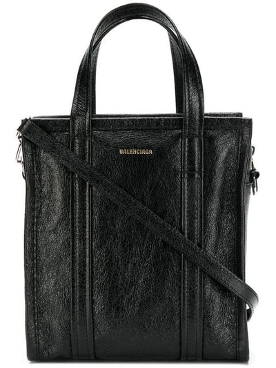 Balenciaga Bazar Shop Xs Aj Bag In Black