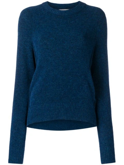 3.1 Phillip Lim / フィリップ リム Crewneck High-low Pullover Sweater In Blue
