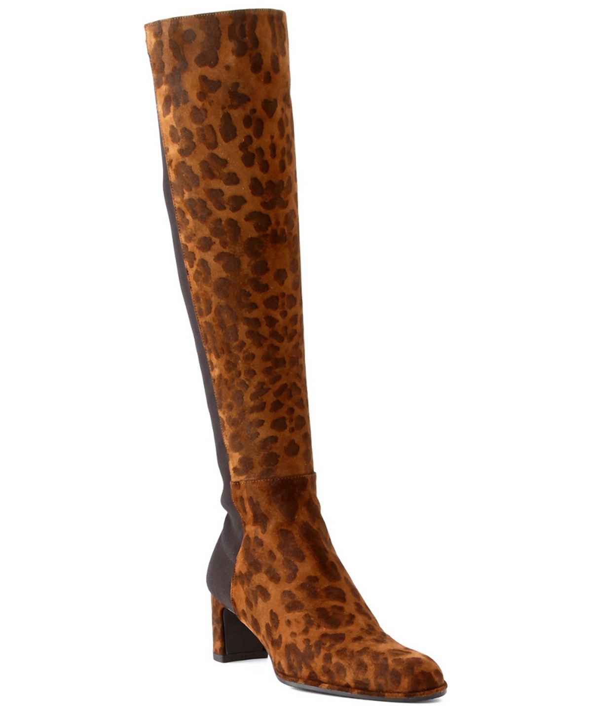 stuart weitzman leopard boots