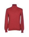 Gran Sasso Turtleneck In Brick Red