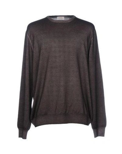 Gran Sasso Sweater In Dark Brown