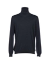 Zanone Turtlenecks In Slate Blue
