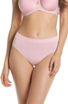 Wacoal Bsmooth High-cut Bikini Briefs In Cameo Pink