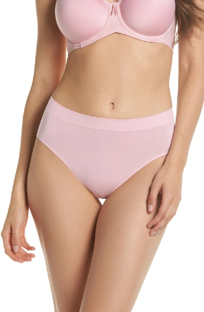 Wacoal Bsmooth High-cut Bikini Briefs In Cameo Pink