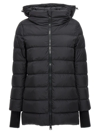Herno A-shape Down Jacket In Black