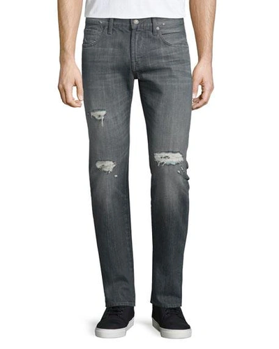 7 For All Mankind Paxtyn Destroyed Denim Jeans, Axim