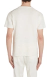 Tom Ford Sequin Embellished Short Sleeve Silk Sweater In White