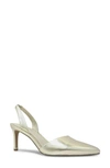 Kenneth Cole New York Riley Slingback Pointed Toe Pump In Champagne