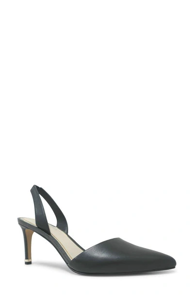 Kenneth Cole New York Riley Slingback Pointed Toe Pump In Black