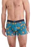 Saxx Vibe Boxer Briefs In Tailgaters- Teal