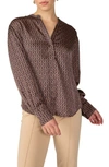 Sanctuary Modern Print Blouse In Multi