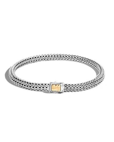 John Hardy Extra Small Classic Chain Gold & Silver Bracelet In Silver/gold