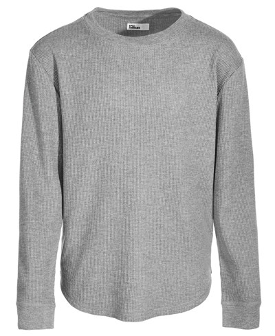 Epic Threads Little Boys Solid Thermal T-shirt, Created For Macy's In Pewter Heather