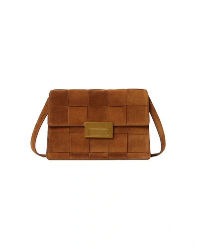 Loeffler Randall Delphine Cacao Clutch In Brown