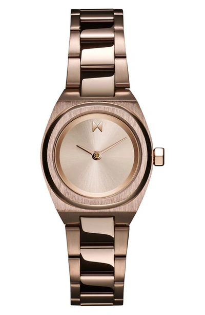 Mvmt Women's Odyssey Ii Carnation Gold-plated Stainless Steel Bracelet Watch/25mm In Rose Gold