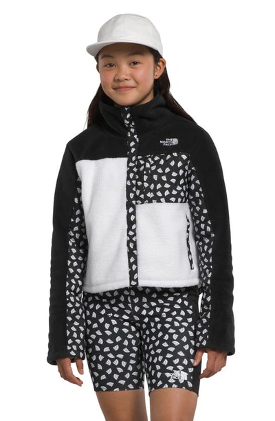 The North Face Kids' Big Girls Fleece Mashup Jacket In Tnf White