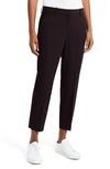 Theory Treeca Wool Blend Crop Pants In Mink