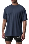 Asrv Silver-lite™ 2.0 Oversize Performance T-shirt In Navy